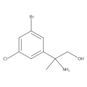 Molecular structure of C9H11BrClNO