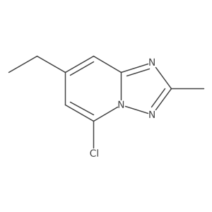Molecular structure of C9H10ClN3