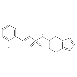 Molecular structure of C15H16ClN3O2S