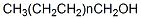 Molecular structure of CH3(CH2CH2)nCH2OH