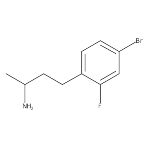 Molecular structure of C10H13BrFN
