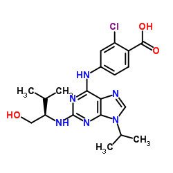 Molecular structure of C20H25ClN6O3