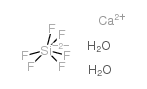 Molecular structure of CaF6H4O2Si