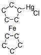 Molecular structure of C10H9ClFeHg10*