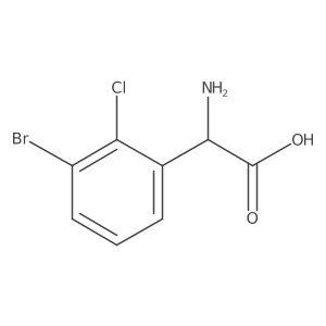 Molecular structure of C8H7BrClNO2
