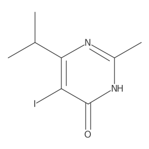 Molecular structure of C8H11IN2O