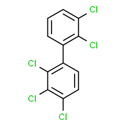 Molecular structure of C12H5Cl5