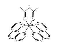 Molecular structure of C31H23IrN2O2