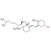 Molecular structure of C27H44O