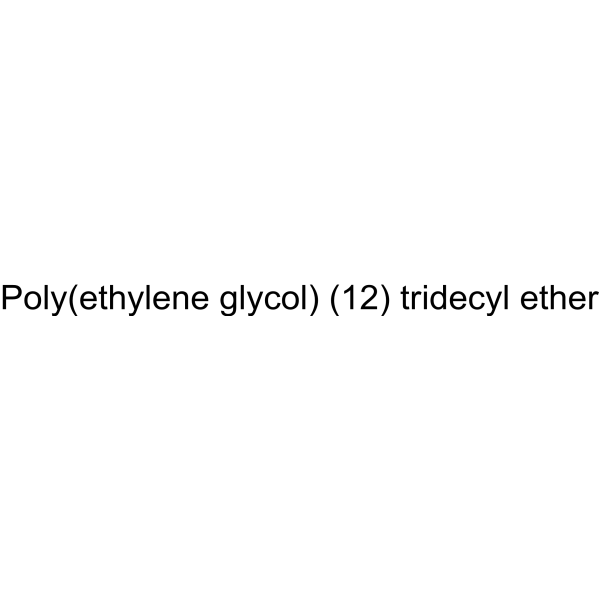 Molecular structure of C13H27(OCH2CH2)nOH,n~12