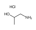 Molecular structure of C3H10ClNO