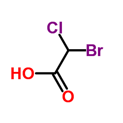 Molecular structure of C2H2BrClO2
