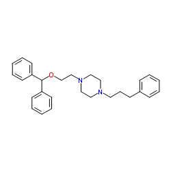 Molecular structure of C28H34N2O