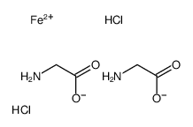 Molecular structure of C4H10Cl2FeN2O4