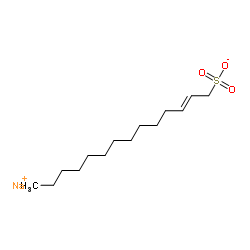 Molecular structure of C14H27NaO3S