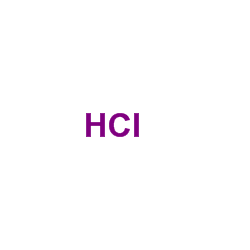 Molecular structure of HCl