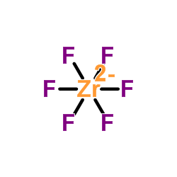 Molecular structure of F6H2Zr