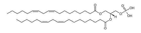 Molecular structure of C39H69O8P