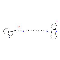 Molecular structure of C33H41ClN4O