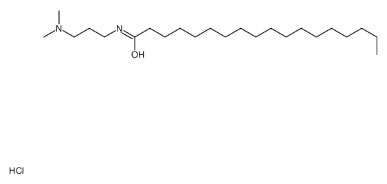 Molecular structure of C23H49ClN2O