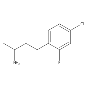 Molecular structure of C10H13ClFN