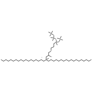 Molecular structure of C52H116ClNO5Si4