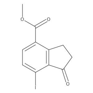 Molecular structure of C11H9IO3