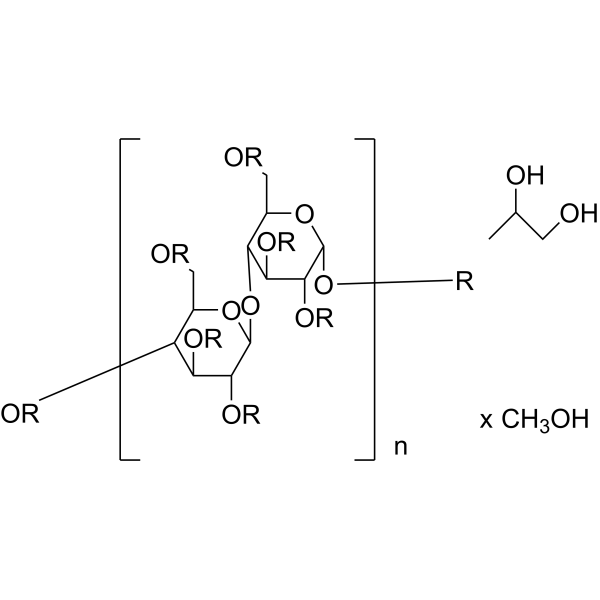 Molecular structure of C18H38O14