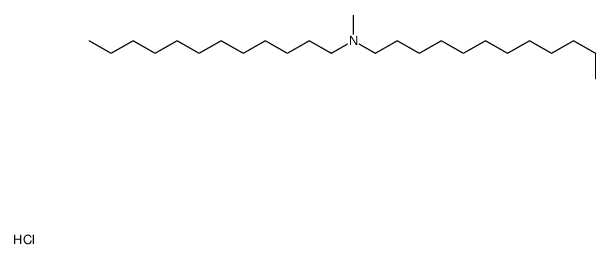 Molecular structure of C25H54ClN