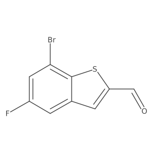 Molecular structure of C9H4BrFOS
