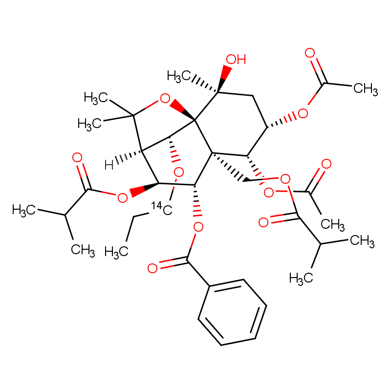 Molecular structure of C37H52O13