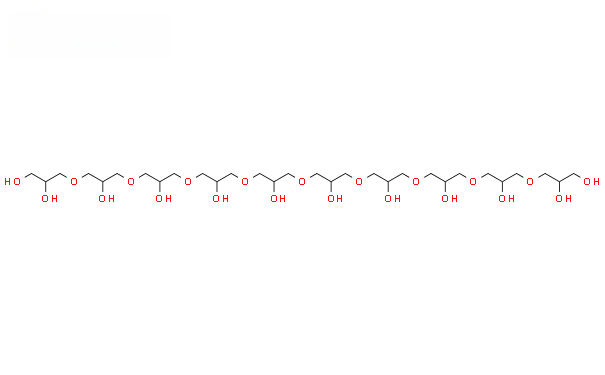 Molecular structure of C210H382O31