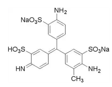 Molecular structure of C37H11N3S3O11Na2