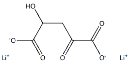 Molecular structure of C5H4Li2O6