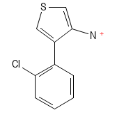 Molecular structure of C12H9ClS