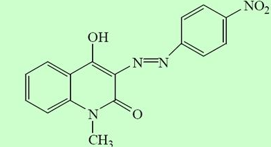 Molecular structure of C16H12N4O4