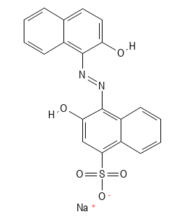 Molecular structure of C20H13N2NaO5S