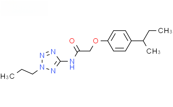Molecular structure of C16H23N5O2