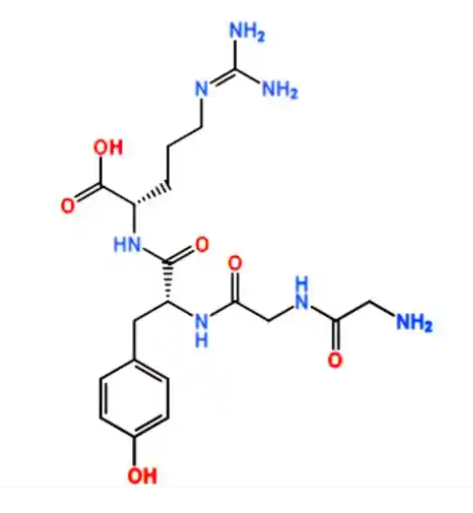 Molecular structure of 