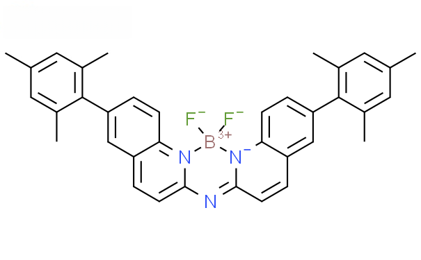 Molecular structure of C36H32BF2N3