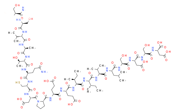 Molecular structure of C21H18O5