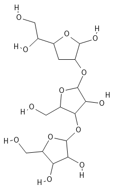 Molecular structure of C73H121N5O54