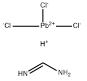Molecular structure of CH5Cl3N2Pb