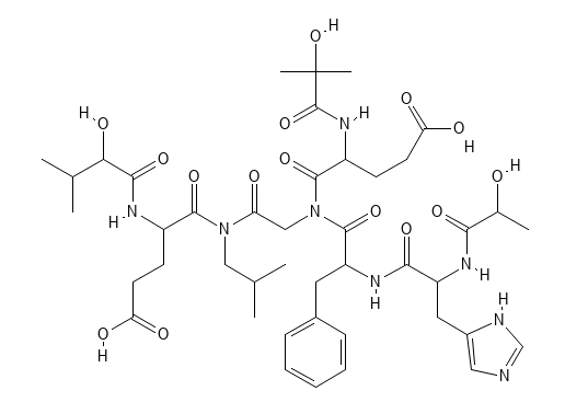 Molecular structure of C14H16N4O2S2