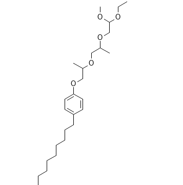 Molecular structure of C15H24O.C4H10O2.(C3H6O)n.(C2H4O)k