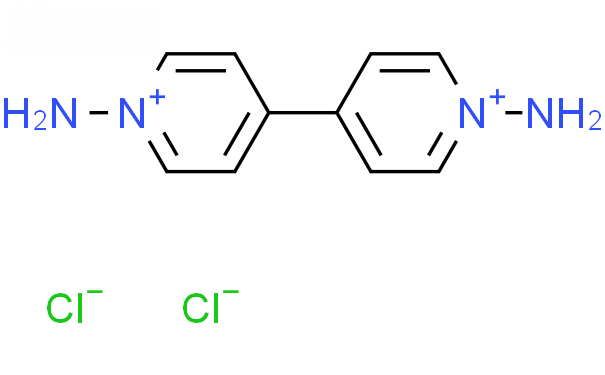 Molecular structure of C10H12N4·2Cl