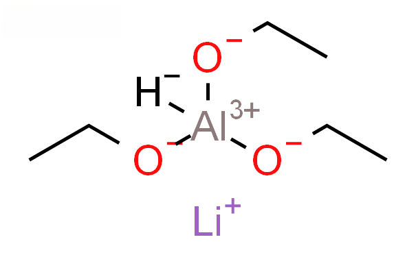 Molecular structure of LiAlH(C2H5O)3