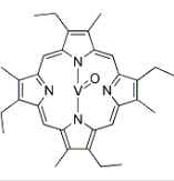 Molecular structure of C32H36N4OV