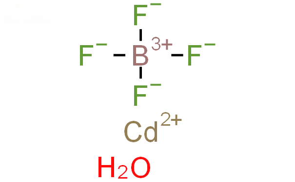 Molecular structure of Cd(BF4)2
