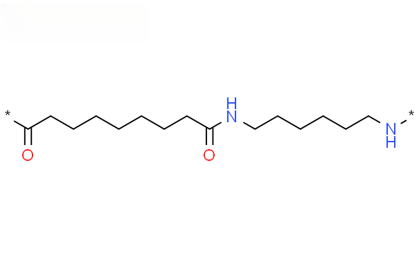 Molecular structure of (C15H28N2O2)n